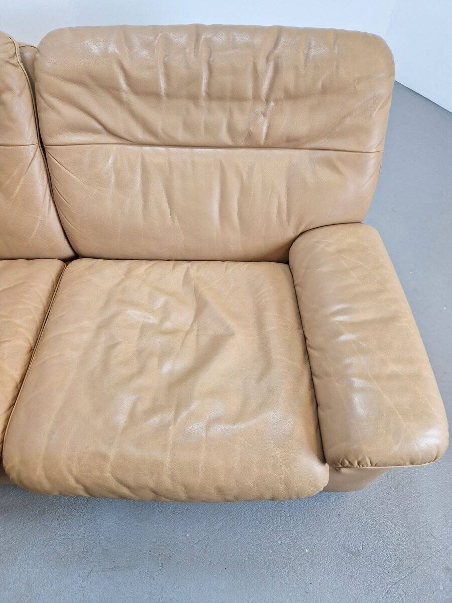 Vintage Leather DS 66 2-Seater Sofa by Carl Larsson for de Sede, 1970s