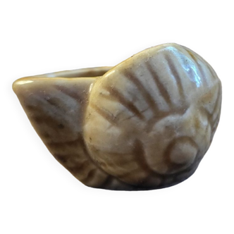 Set of 15 snails shells in ceramic