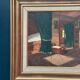 Original Swedish Oil on Canvas – “Interior” by Fritz Jacobson – Signed