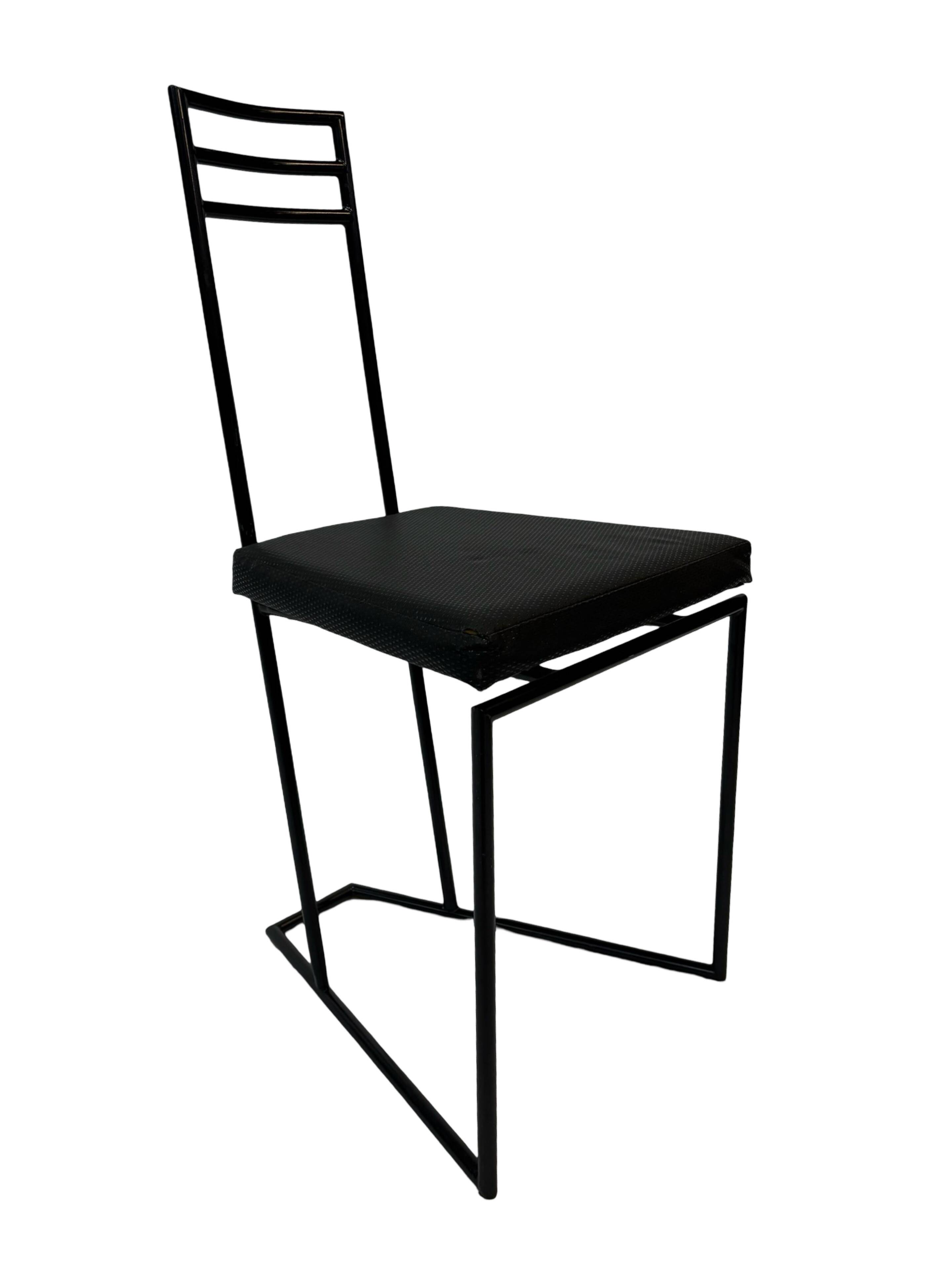 Vintage chair minimalist design 80's