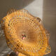 Vintage rattan and wicker pendant light