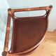 Wicker rattan corner shelf neck