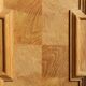 Vintage Danish Chevron Oak Cabinet, Henning Kjærnulf Baroque style, 1960s