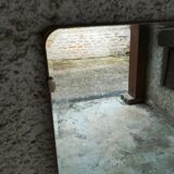 Scandinavian mirror 60's 103 cmx62 cm