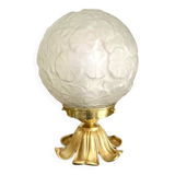 Lampe à poser art déco florale