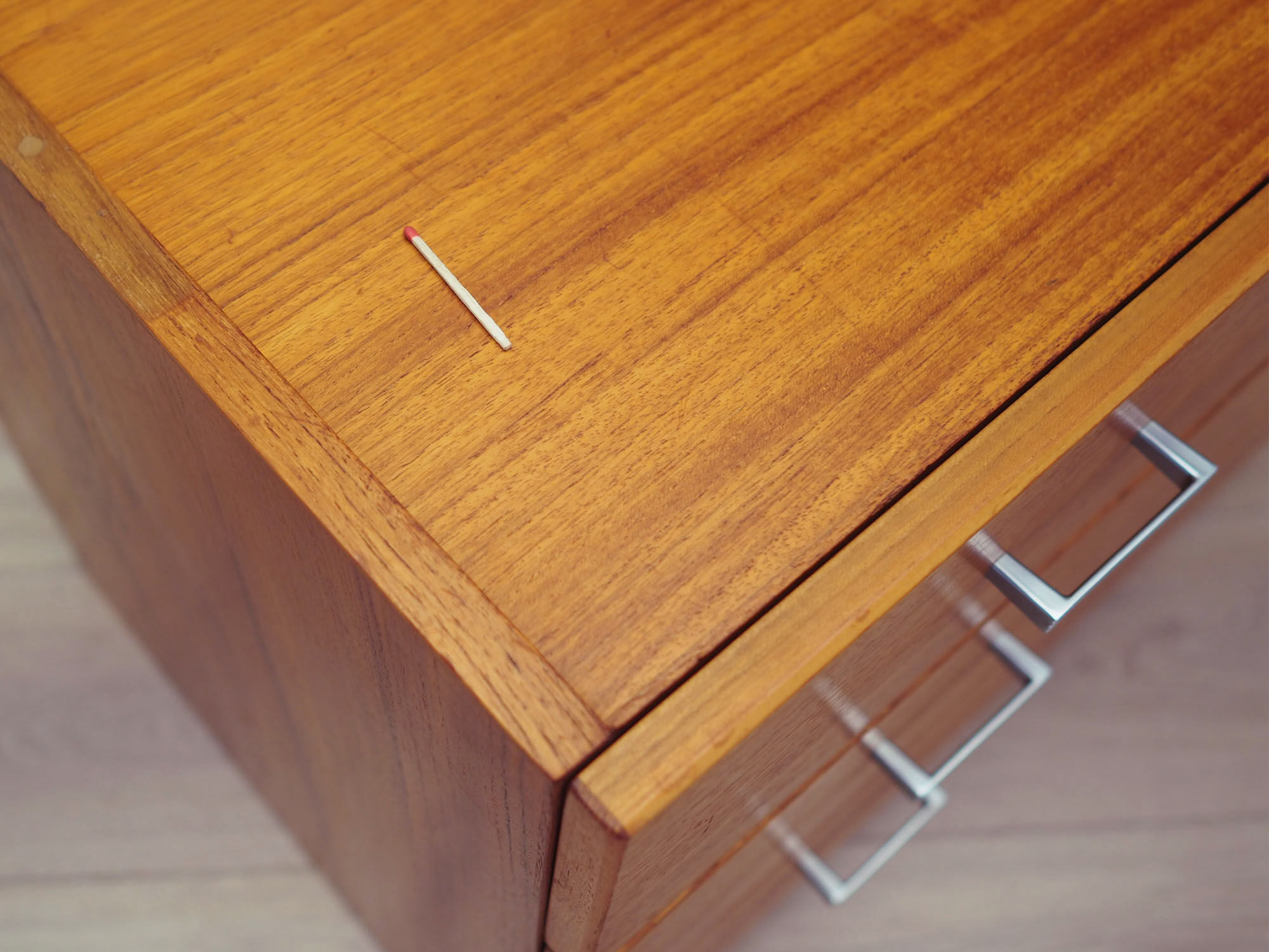 Teak chest of drawers, 1990s, Danish design, production: Denmark