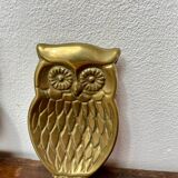 Brass owl emptiers