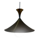Gold-tone metal pendant light, 1960s