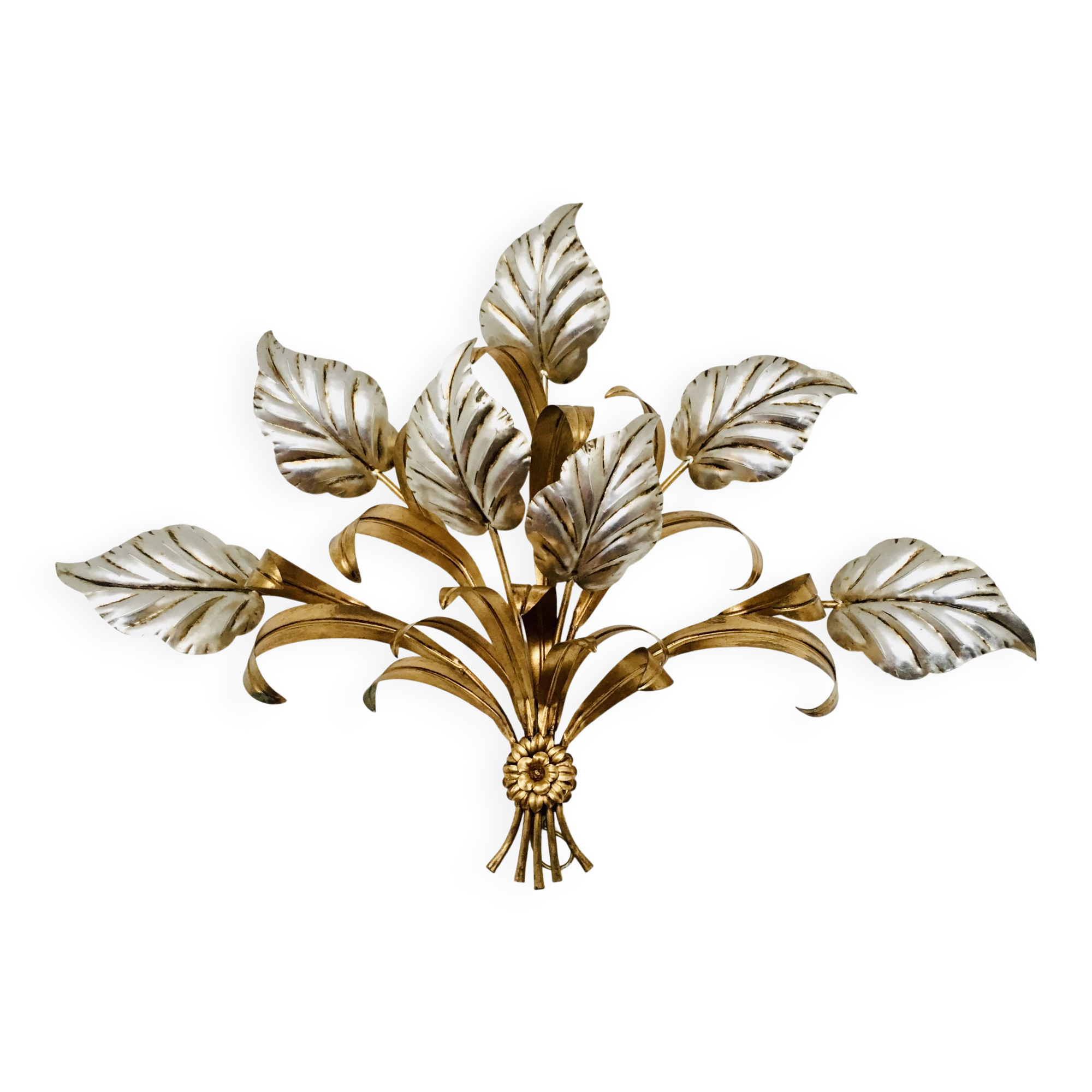 Grande applique murale de style Hollywood Regency par Hans Kögl