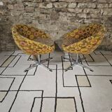 Pair of polystyrene cocktail shells 1970s