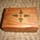 rectangle box India, wood & copper
