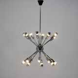 Chrome Pendant of the Space Age, Mid-Century, Sputnik, 1980s