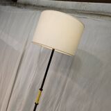 Yellow scoubidou floor lamp 1960