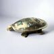 Abalone shell & alpaca silver turtle box, Mexico, 1970s