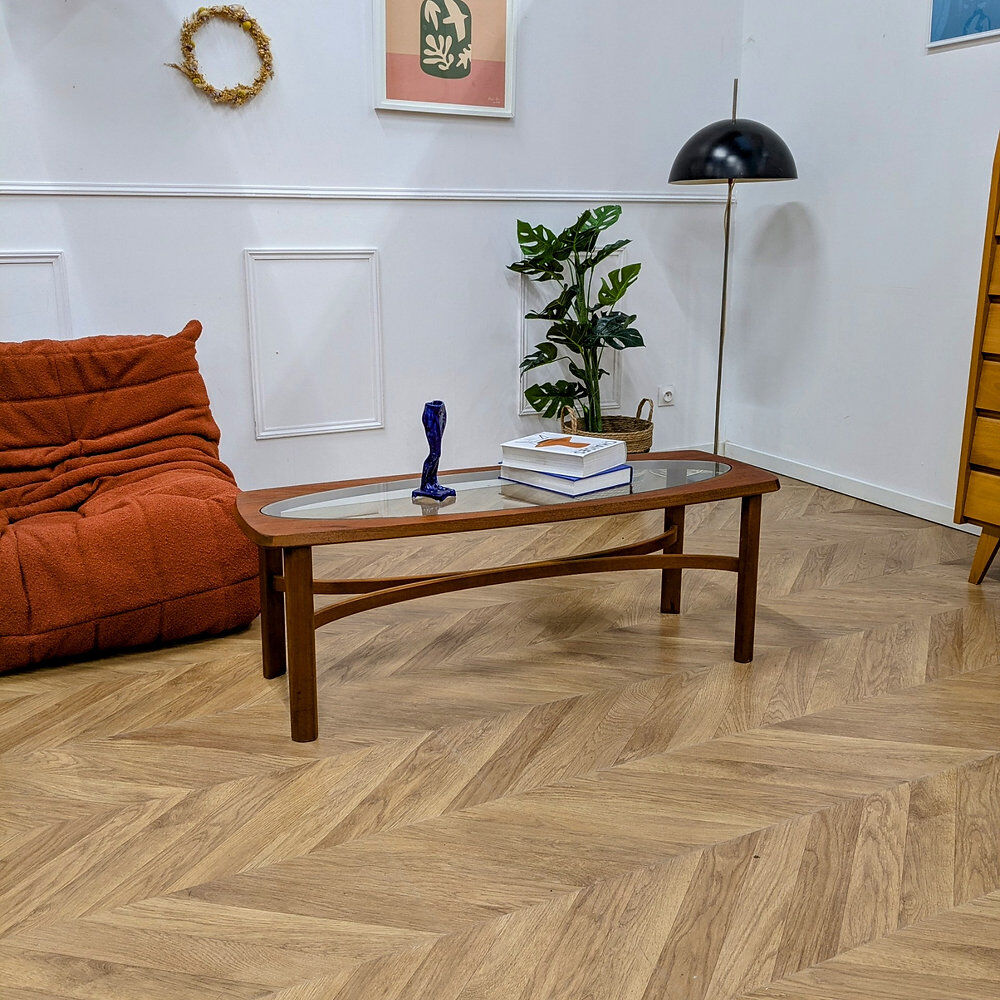 Scandinavian wooden coffee table