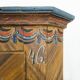 Painted Folk Art Bridal Cupboard