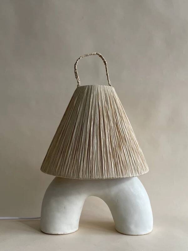 Marta Bonilla ceramic earth lamp