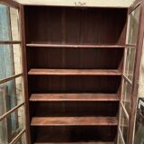 Beige lacquered teak sideboard