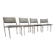 Set of four vintage armchair chairs
