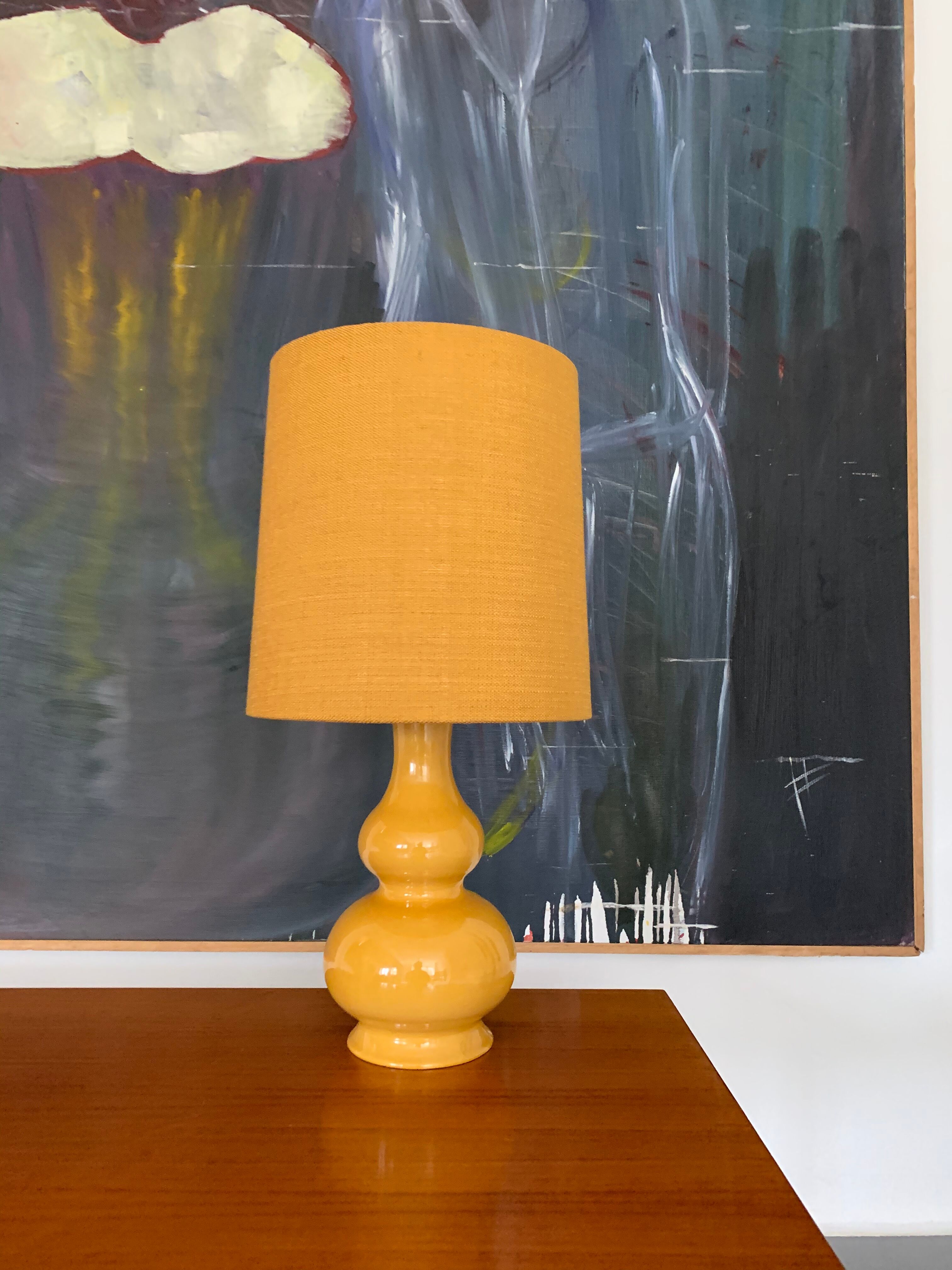 Lampe céramique vintage années 60