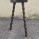 Turned wooden tripod stool 1960