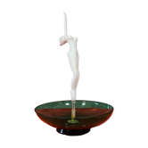 Baguier en verre de Murano époque circa 1940