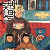 Painting, portrait of Chinese ancestors