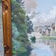 Watercolor Josselin Morbihan Brittany October 1933 CLAUDE MIRBEL