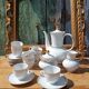 Vintage coffee service in porcelain Seltmann Weiden Bavaria –