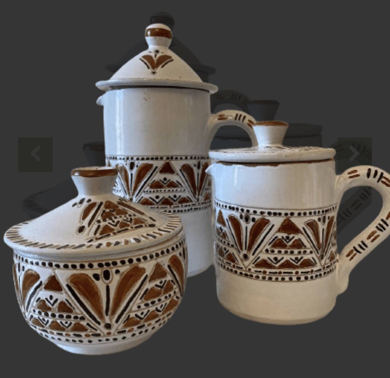 Moroccan tea service