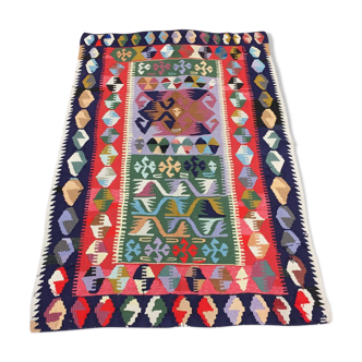 Tapis vintage turc kilim 131x88 cm