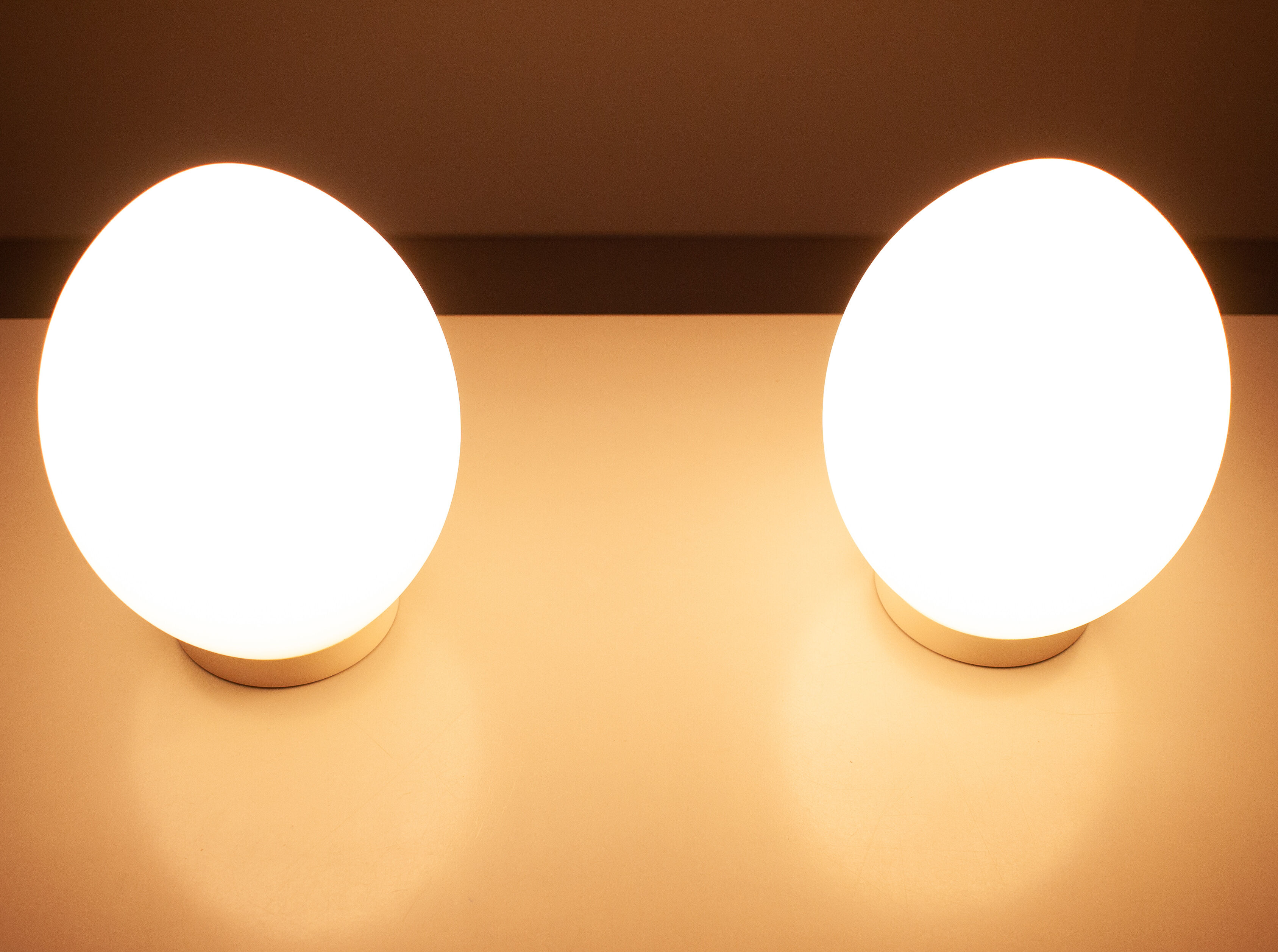 Egg lamps verrerie de Vianne, France, 1970s