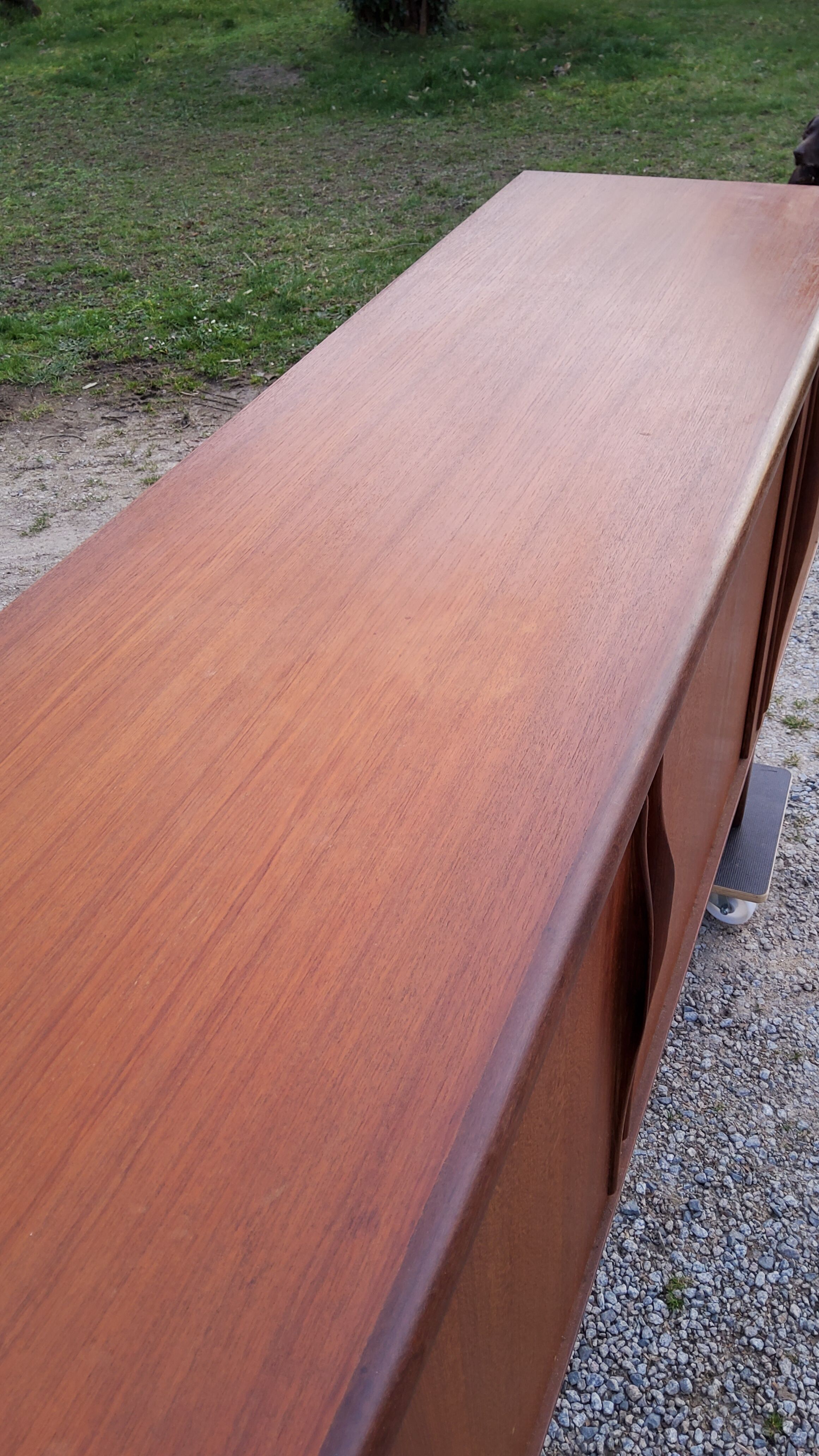 Scandinavian teak line buffet