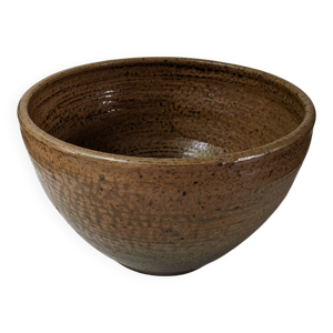 Saladier en grès poterie - main