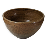 Saladier en grès poterie artisanale de seconde main