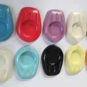 Set of Ten Unique Colored Bakelite Ashtrays, Škoda Car Manufacturer, 1950s