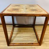 1960s aksel kjersgaard rosewood tiled coffee table