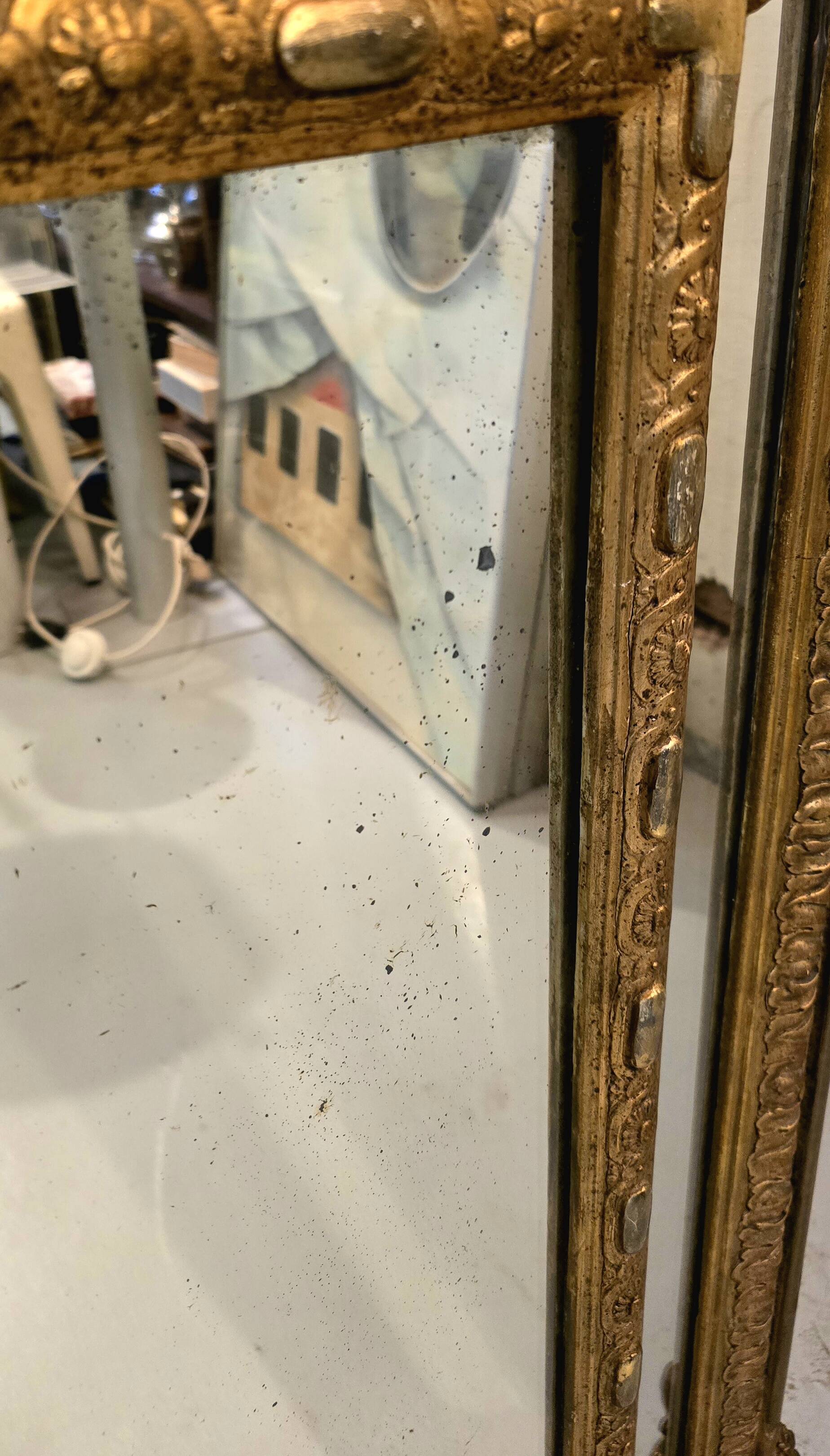 Mirror with parcloses, Napoléon III period