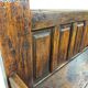 Antique Spanish Oak Bench – Traditional Pegged Construction