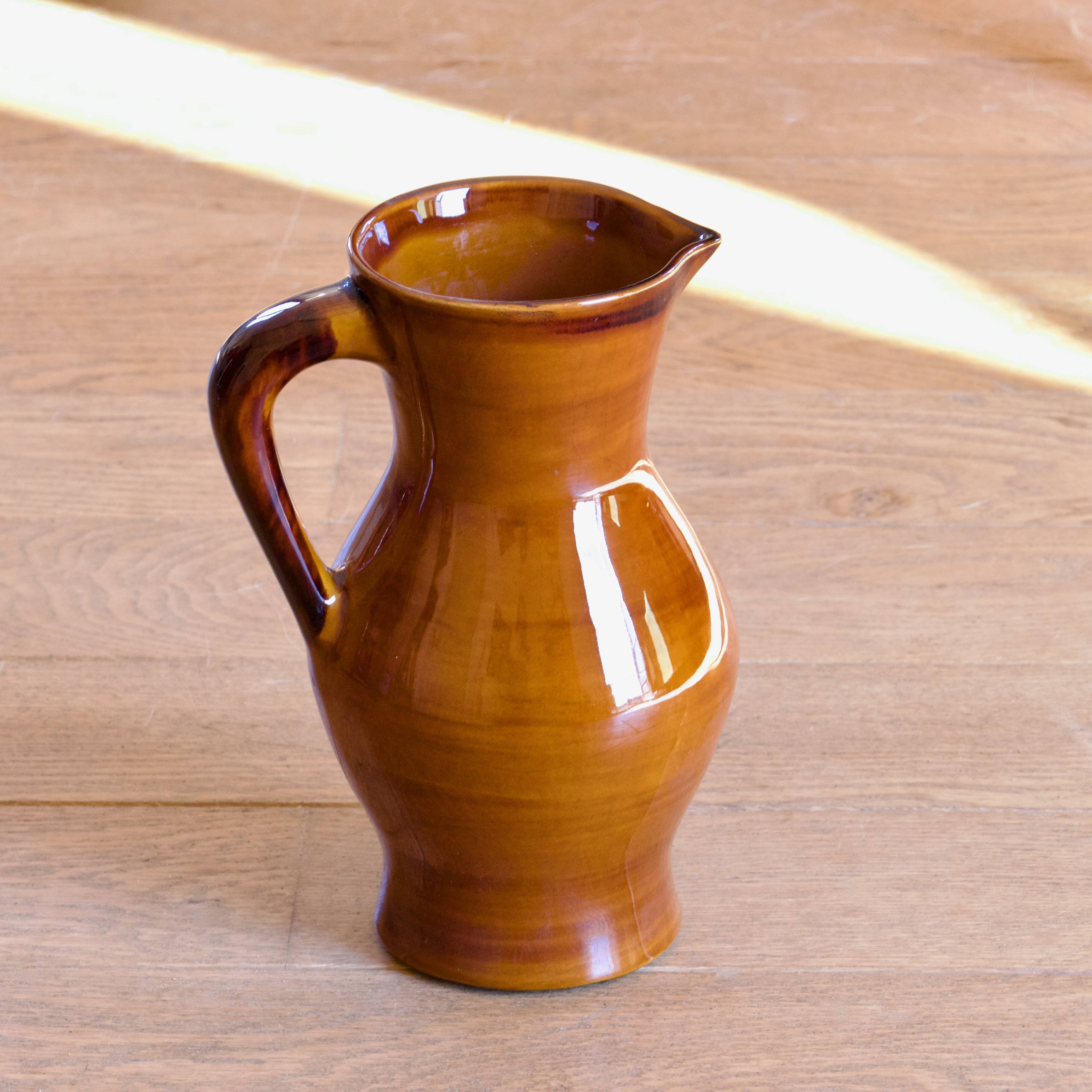 Large antique carafe signed Saint Clément