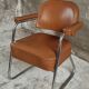 Vintage chair office chair armchair mocha brown