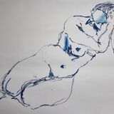Study of nude 03, school of Paris, twentieth century