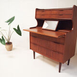 vintage danish teak chest of drawers bureau