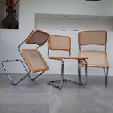 Set of 3 chairs by Marcel Breuer model B32
