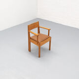 Leather Dutch Art Deco Chair