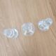 Toilet set / Trio of Baccarat crystal perfume bottles "St