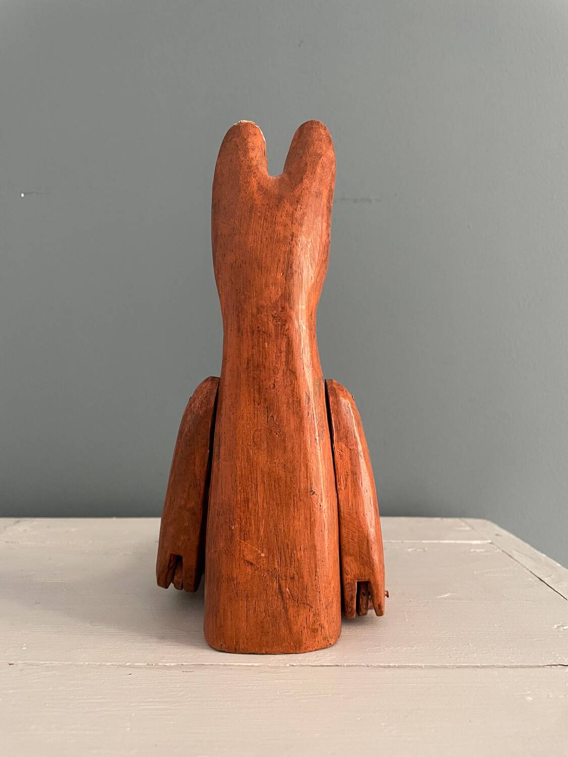 Old handcrafted wooden toy