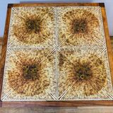 1960s aksel kjersgaard rosewood tiled coffee table