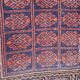 Vintage carpet turkmen belutch afghan 81x123 cm