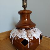 Ceramic lamp fat lava